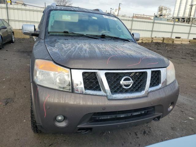 5N1BA0NEXDN613211 - 2013 NISSAN ARMADA PLATINUM BROWN photo 5