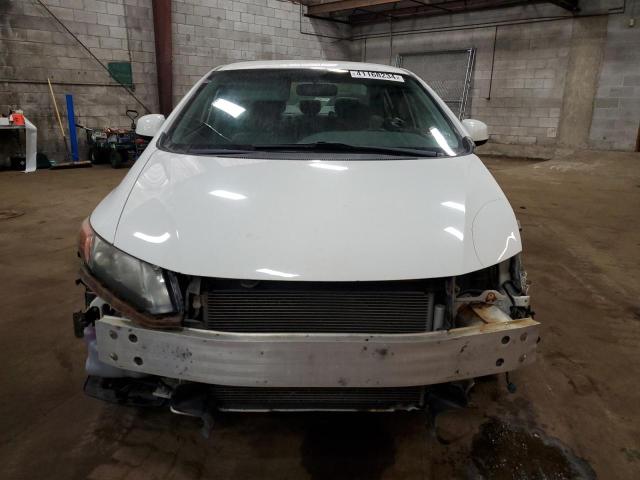 2HGFB2F4XCH105687 - 2012 HONDA CIVIC LX WHITE photo 5