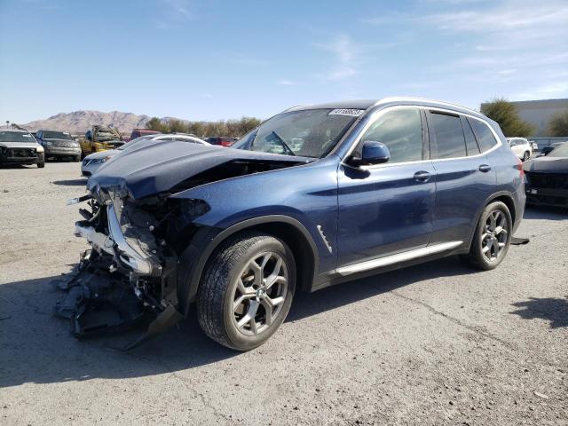 5UXTY3C09L9B39368 - 2020 BMW X3 SDRIVE30I Blau Foto 1