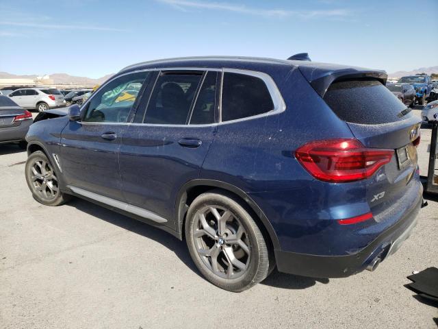 5UXTY3C09L9B39368 - 2020 BMW X3 SDRIVE30I BLUE photo 2