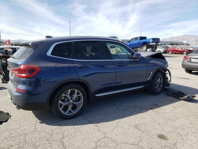 5UXTY3C09L9B39368 - 2020 BMW X3 SDRIVE30I BLUE photo 3