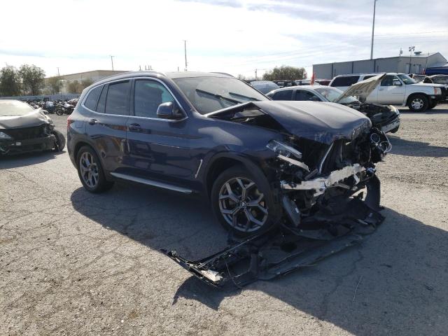 5UXTY3C09L9B39368 - 2020 BMW X3 SDRIVE30I BLUE photo 4