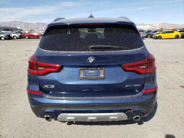 5UXTY3C09L9B39368 - 2020 BMW X3 SDRIVE30I BLUE photo 6