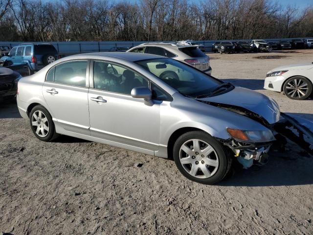 1HGFA16527L137161 - 2007 HONDA CIVIC LX SILVER photo 4