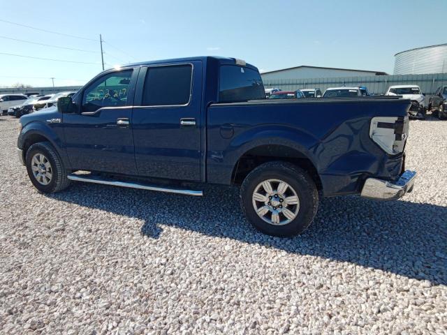 1FTEW1CM8BFB97492 - 2011 FORD F150 SUPERCREW BLUE photo 2