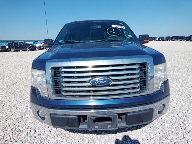 1FTEW1CM8BFB97492 - 2011 FORD F150 SUPERCREW BLUE photo 5