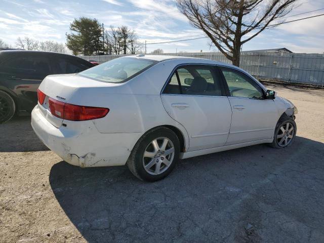 1HGCM66585A070064 - 2005 HONDA ACCORD EX WHITE photo 3