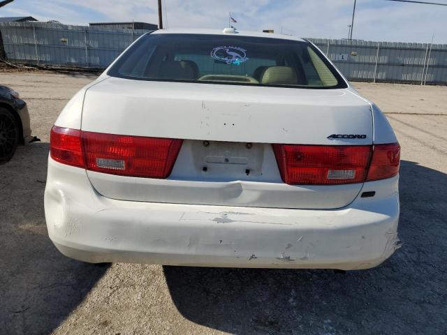 1HGCM66585A070064 - 2005 HONDA ACCORD EX WHITE photo 6