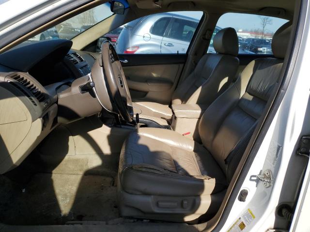 1HGCM66585A070064 - 2005 HONDA ACCORD EX WHITE photo 7