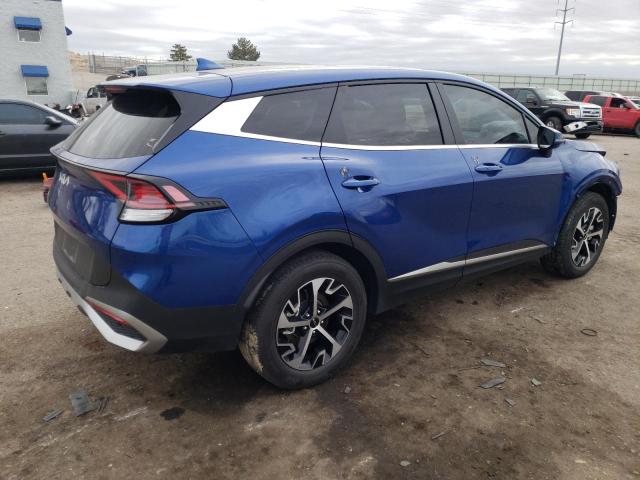 5XYK33AFXPG020295 - 2023 KIA SPORTAGE EX BLUE photo 3