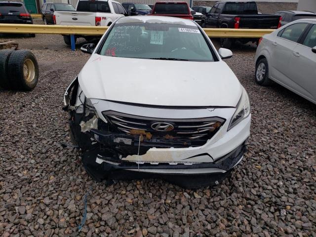 5NPE34AFXFH241549 - 2015 HYUNDAI SONATA SPORT WHITE photo 5