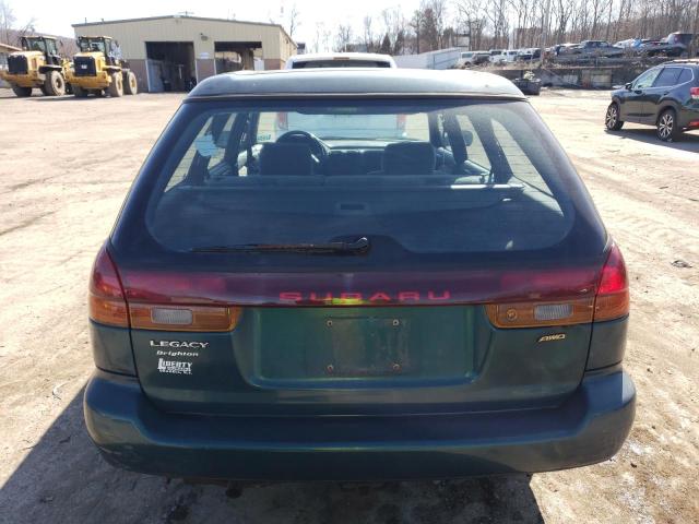 4S3BK4254W7319209 - 1998 SUBARU LEGACY BRIGHTON GREEN photo 6