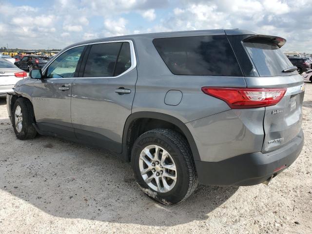 1GNERFKW3KJ265421 - 2019 CHEVROLET TRAVERSE LS GRAY photo 2