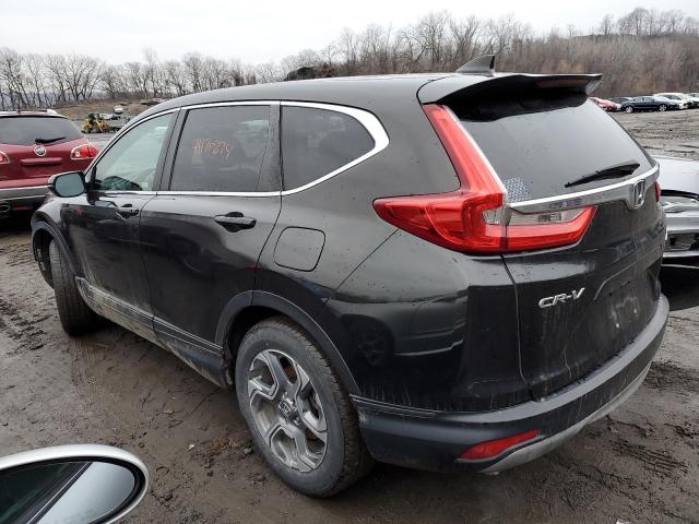 2HKRW2H80KH625371 - 2019 HONDA CR-V EXL BLACK photo 2