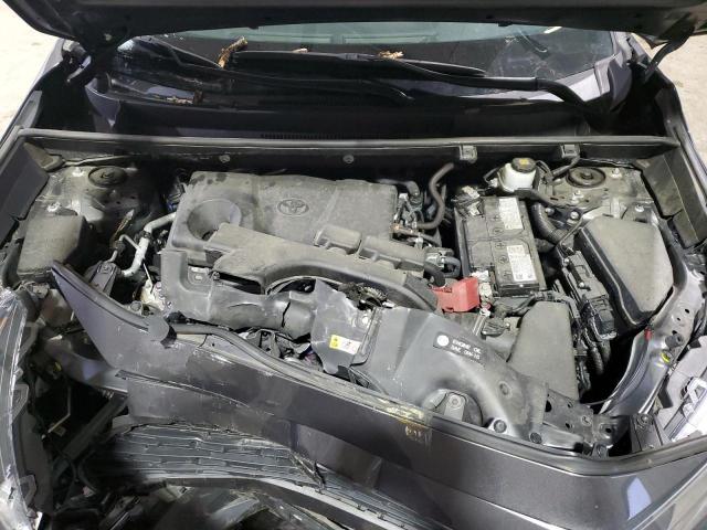 2T3P1RFV4MW204398 - 2021 TOYOTA RAV4 XLE GRAY photo 12