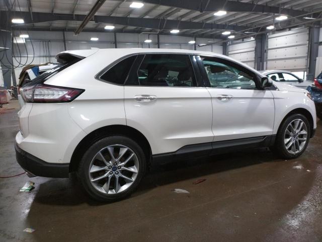 2FMPK4K89FBB92220 - 2015 FORD EDGE TITANIUM WHITE photo 3