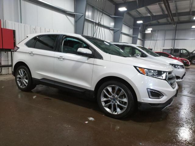 2FMPK4K89FBB92220 - 2015 FORD EDGE TITANIUM WHITE photo 4