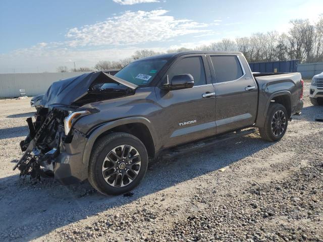 5TFJA5DB6NX054413 - 2022 TOYOTA TUNDRA CREWMAX LIMITED GRAY photo 1