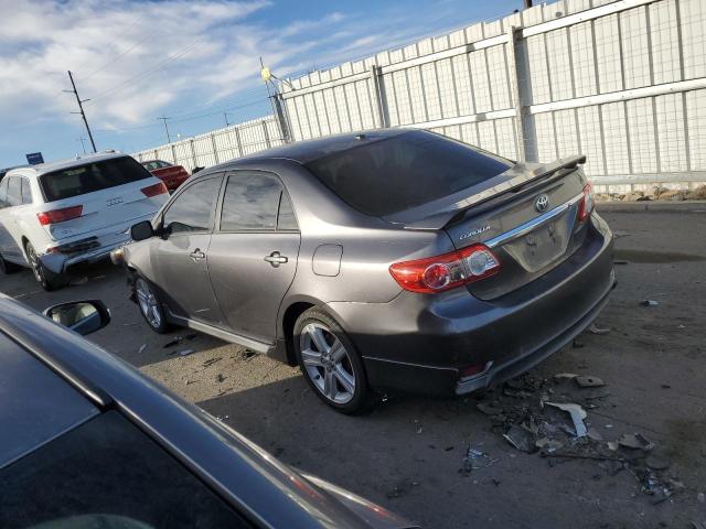 5YFBU4EE6DP110457 - 2013 TOYOTA CAROLLA BASE GRAY photo 2