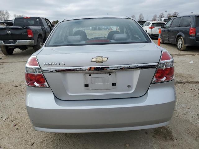 KL1TD56678B157073 - 2008 CHEVROLET AVEO BASE Gümüş foto 6