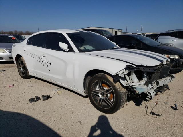 2C3CDXBG6KH707207 - 2019 DODGE CHARGER SXT WHITE photo 4