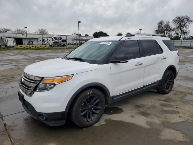 1FM5K7D81DGA74870 - 2013 FORD EXPLORER XLT WHITE photo 1