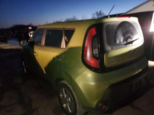 KNDJN2A29E7733180 - 2014 KIA SOUL GREEN photo 2