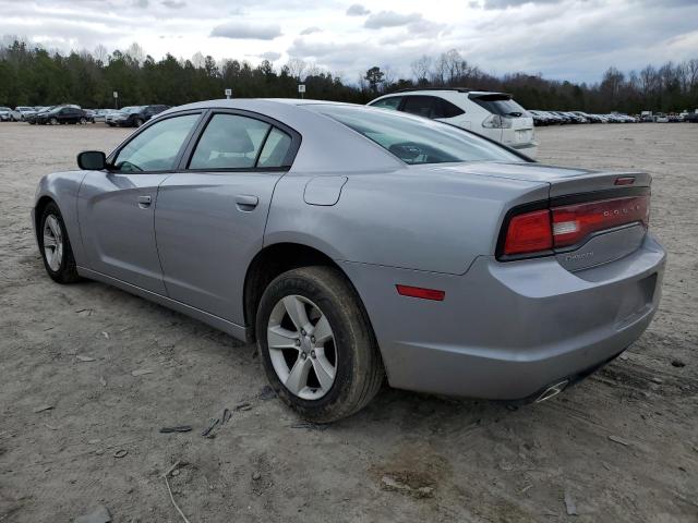 2C3CDXBG2EH284534 - 2014 DODGE CHARGER SE SILVER photo 2