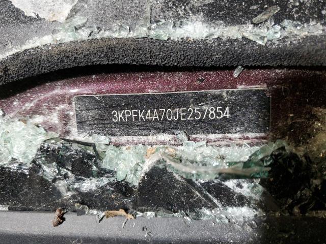 3KPFK4A70JE257854 - 2018 KIA FORTE LX MAROON photo 13