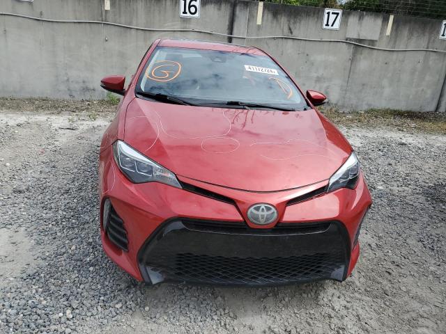 5YFBURHE1KP861570 - 2019 TOYOTA COROLLA L RED photo 5