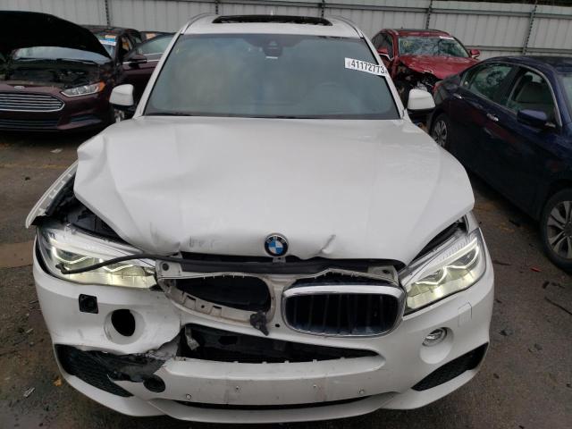 5UXKR0C50E0H28657 - 2014 BMW X5 XDRIVE35I WHITE photo 5