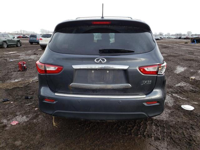 5N1AL0MM3DC346360 - 2013 INFINITI JX35 GRAY photo 6