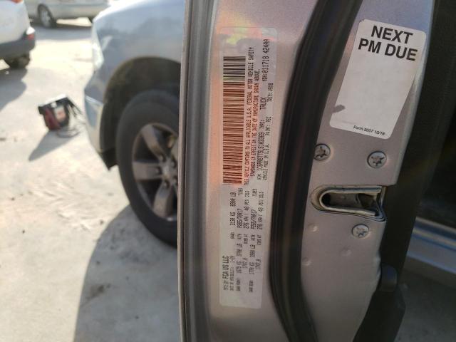 1C6RR6TT5LS103369 - 2020 RAM 1500 CLASS SLT ნაცრისფერი ფოტო 12