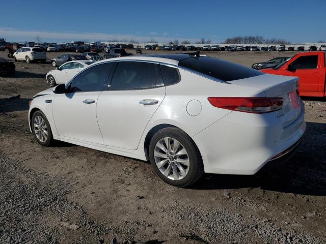 5XXGU4L35GG121311 - 2016 KIA OPTIMA EX WHITE photo 2