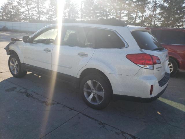 4S4BRDSC0D2298357 - 2013 SUBARU OUTBACK 3.6R LIMITED WHITE photo 2