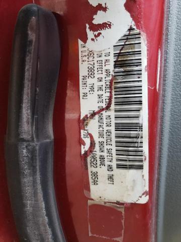 1J8HG48KX6C173892 - 2006 JEEP COMMANDER 红色 照片 12