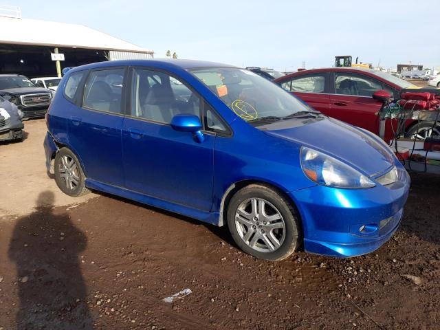 JHMGD38677S039680 - 2007 HONDA FIT S 蓝色 照片 4