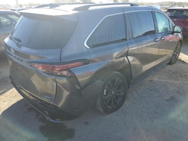 5TDXRKEC2NS121622 - 2022 TOYOTA SIENNA XSE CHARCOAL photo 3