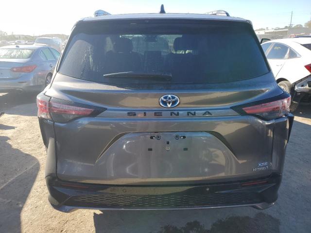 5TDXRKEC2NS121622 - 2022 TOYOTA SIENNA XSE CHARCOAL photo 6