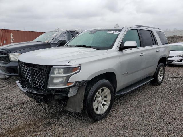 1GNSCBKC0JR122302 - 2018 CHEVROLET TAHOE C1500 LT SILVER photo 1