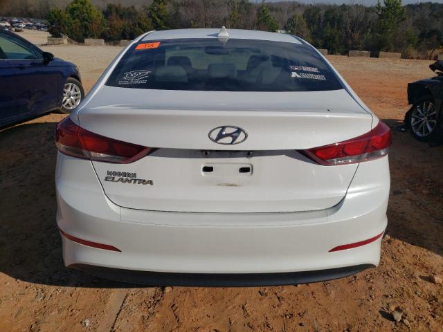 5NPD84LF6JH304374 - 2018 HYUNDAI ELANTRA SEL WHITE photo 6