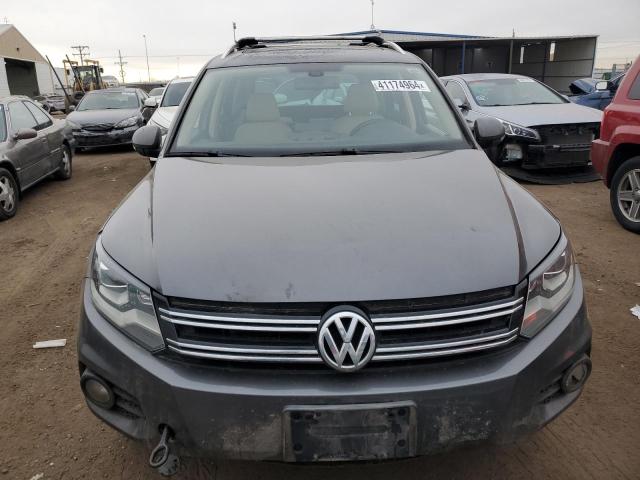 WVGBV7AX3DW015301 - 2013 VOLKSWAGEN TIGUAN S GRAY photo 5