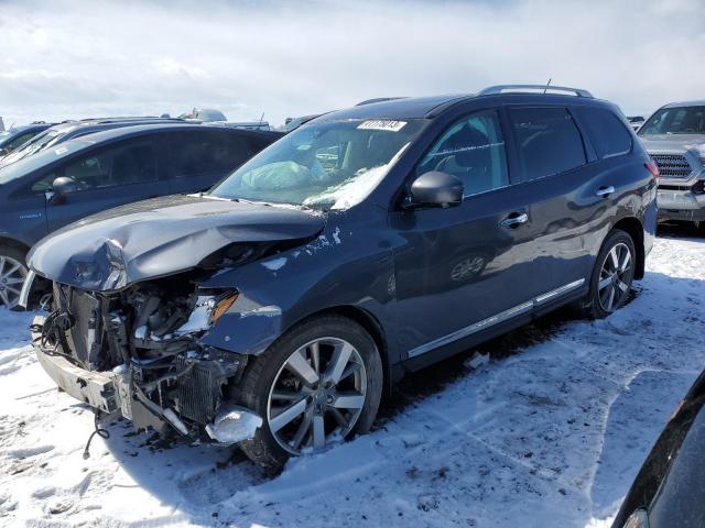 5N1AR2MM8DC632621 - 2013 NISSAN PATHFINDER S 灰色 照片 1