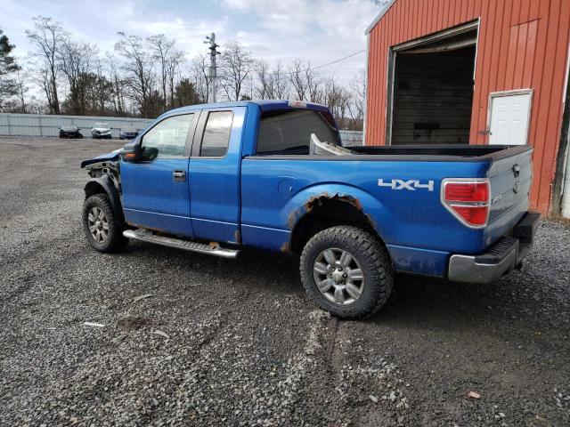 1FTPX14VX9FB12109 - 2009 FORD F150 SUPER CAB BLUE photo 2