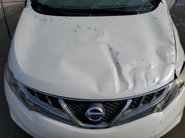 JN8AZ1MU4CW101335 - 2012 NISSAN MURANO S WHITE photo 11