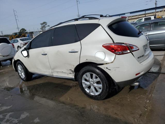 JN8AZ1MU4CW101335 - 2012 NISSAN MURANO S WHITE photo 2