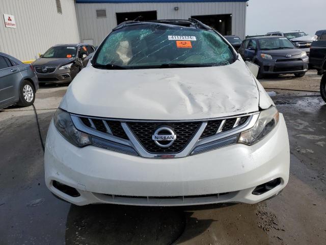 JN8AZ1MU4CW101335 - 2012 NISSAN MURANO S WHITE photo 5