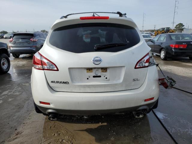 JN8AZ1MU4CW101335 - 2012 NISSAN MURANO S WHITE photo 6