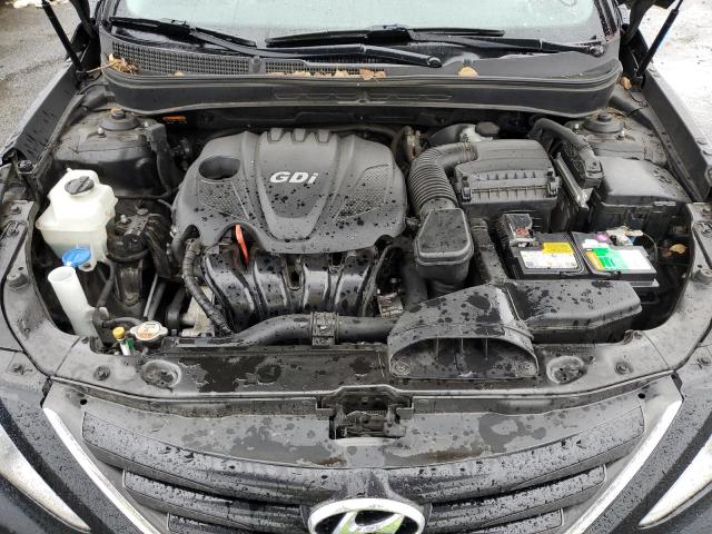 5NPEB4AC0EH828303 - 2014 HYUNDAI SONATA GLS BLACK photo 11