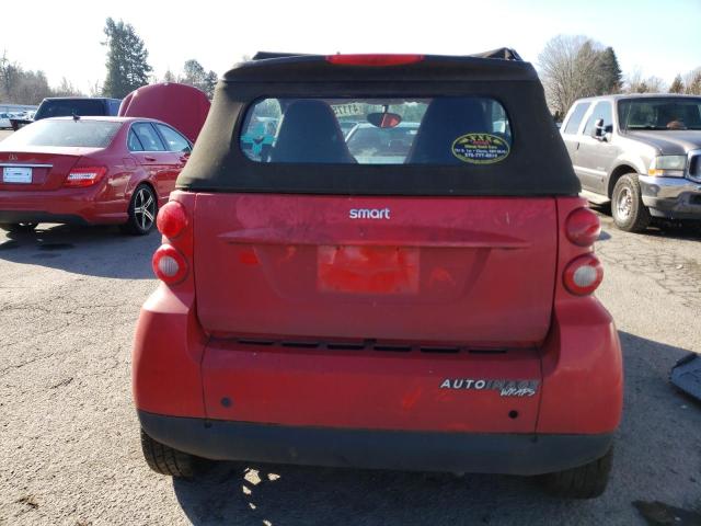 WMEEK31X99K229387 - 2009 SMART FORTWO PASSION 红色 照片 6